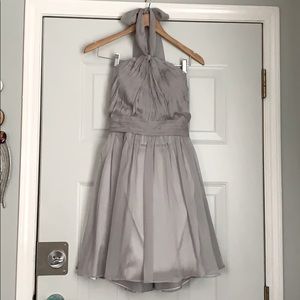 Grey Bridesmaid Dress